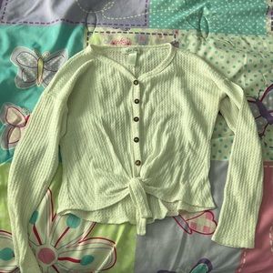 Warm off white thermal shirt